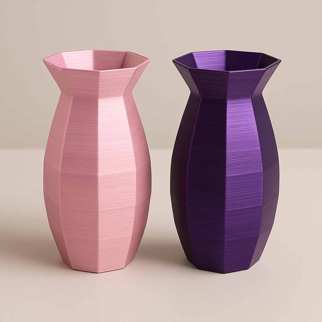 Modern Geometric 3D Printed Vase