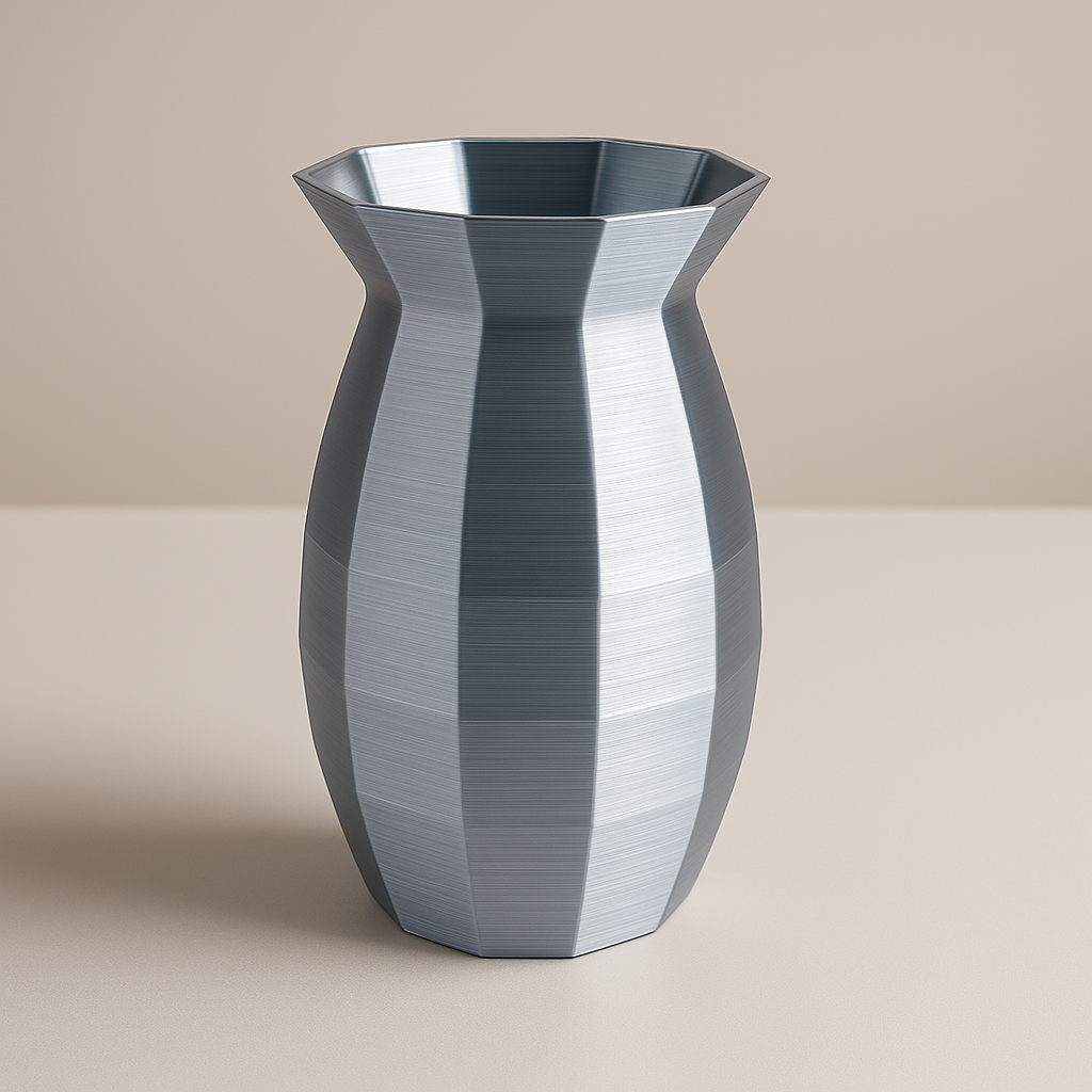 Modern Geometric 3D Printed Vase