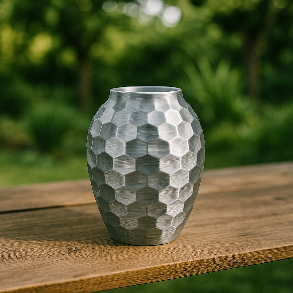Honeycomb Harmony 3D Printed Vase