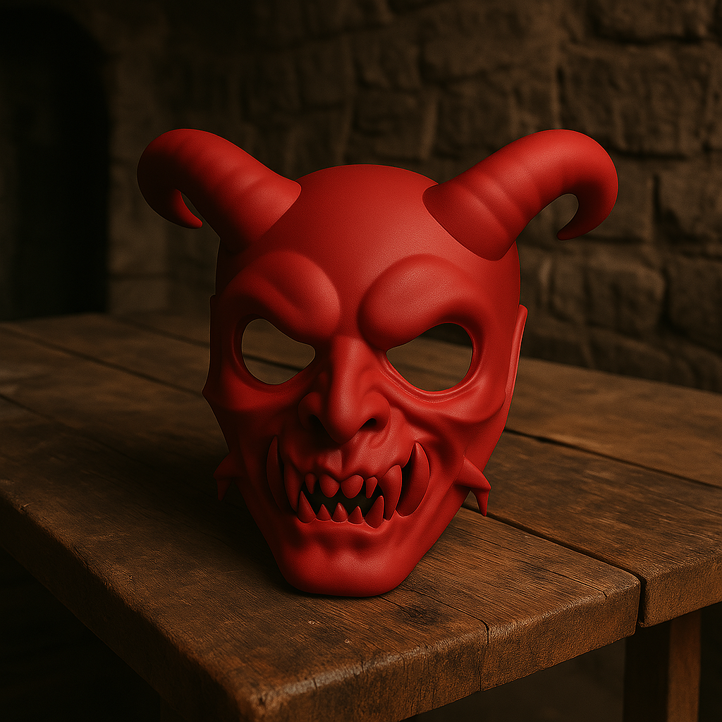 Midnight Demon 3D Printed Mask