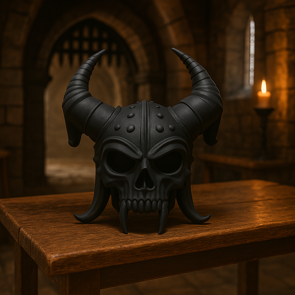 Warlord Skull Mask – 3D Printed Gothic Armor Edition