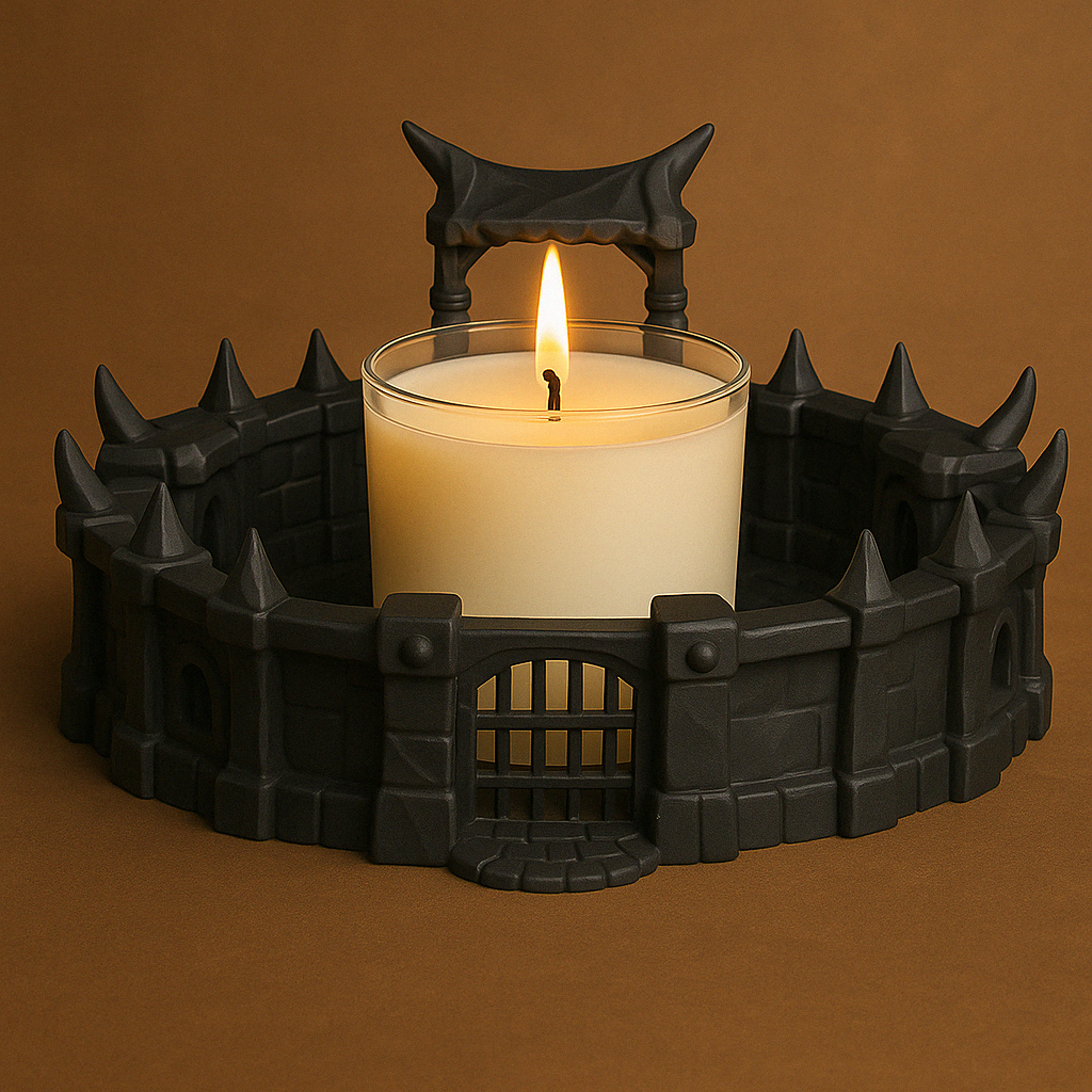 Battle Arena Candle Holder – 3D Printed Fantasy Fortress