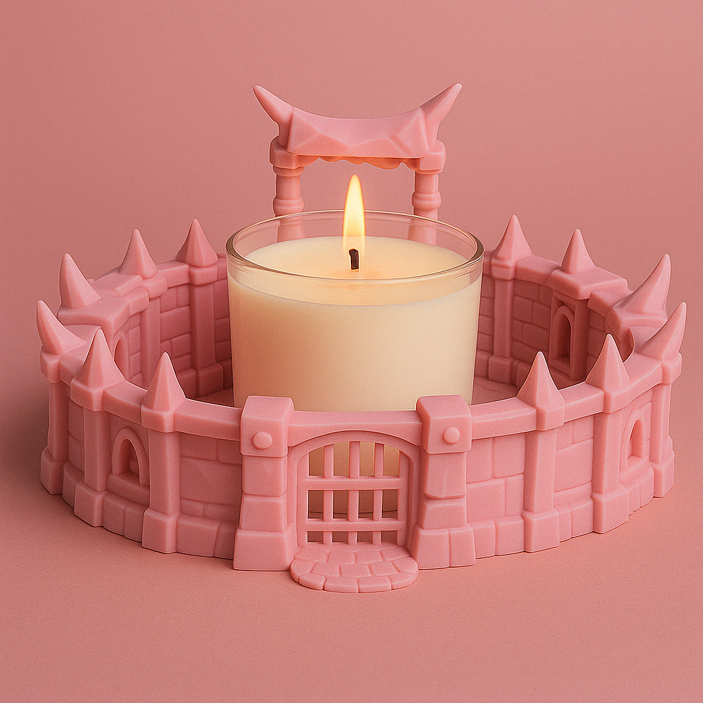 Battle Arena Candle Holder – 3D Printed Fantasy Fortress