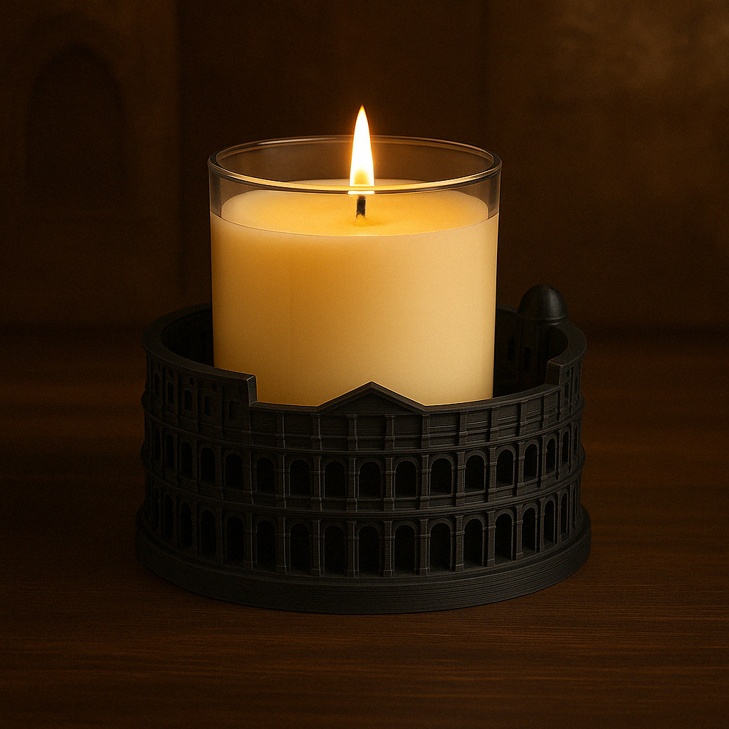 Colosseum Candle Holder – 3D Printed Roman Architecture