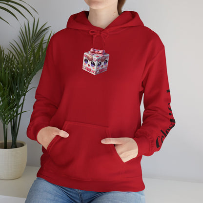 Festive Gift Box Hoodie for Unisex | Cozy Heavy Blend Sweatshirt