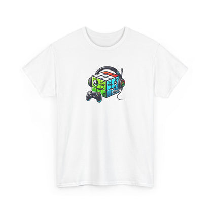 Gaming Vibes Heavy Cotton Tee - Perfect for Gamers & Tech Lovers