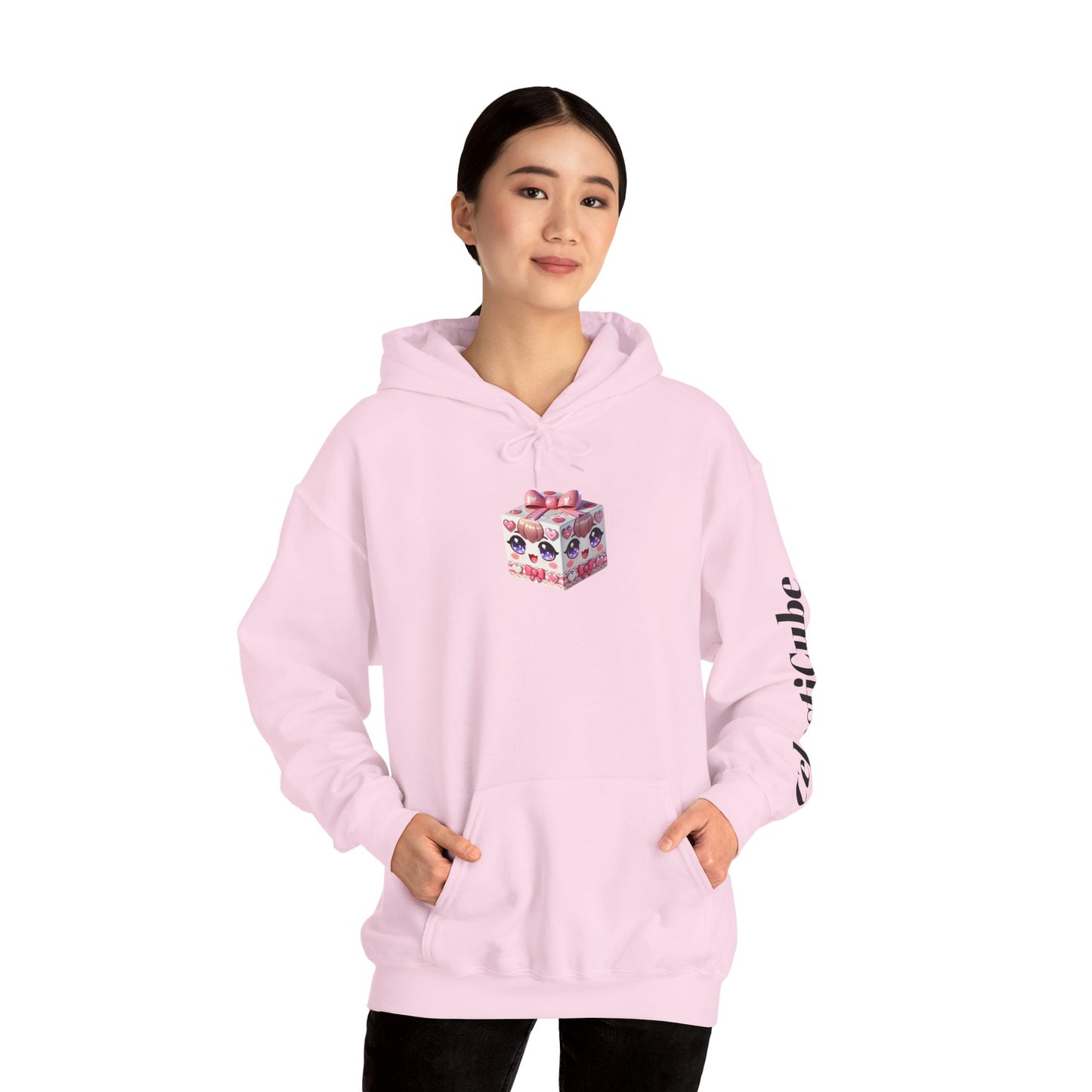 Festive Gift Box Hoodie for Unisex | Cozy Heavy Blend Sweatshirt