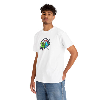 Gaming Vibes Heavy Cotton Tee - Perfect for Gamers & Tech Lovers