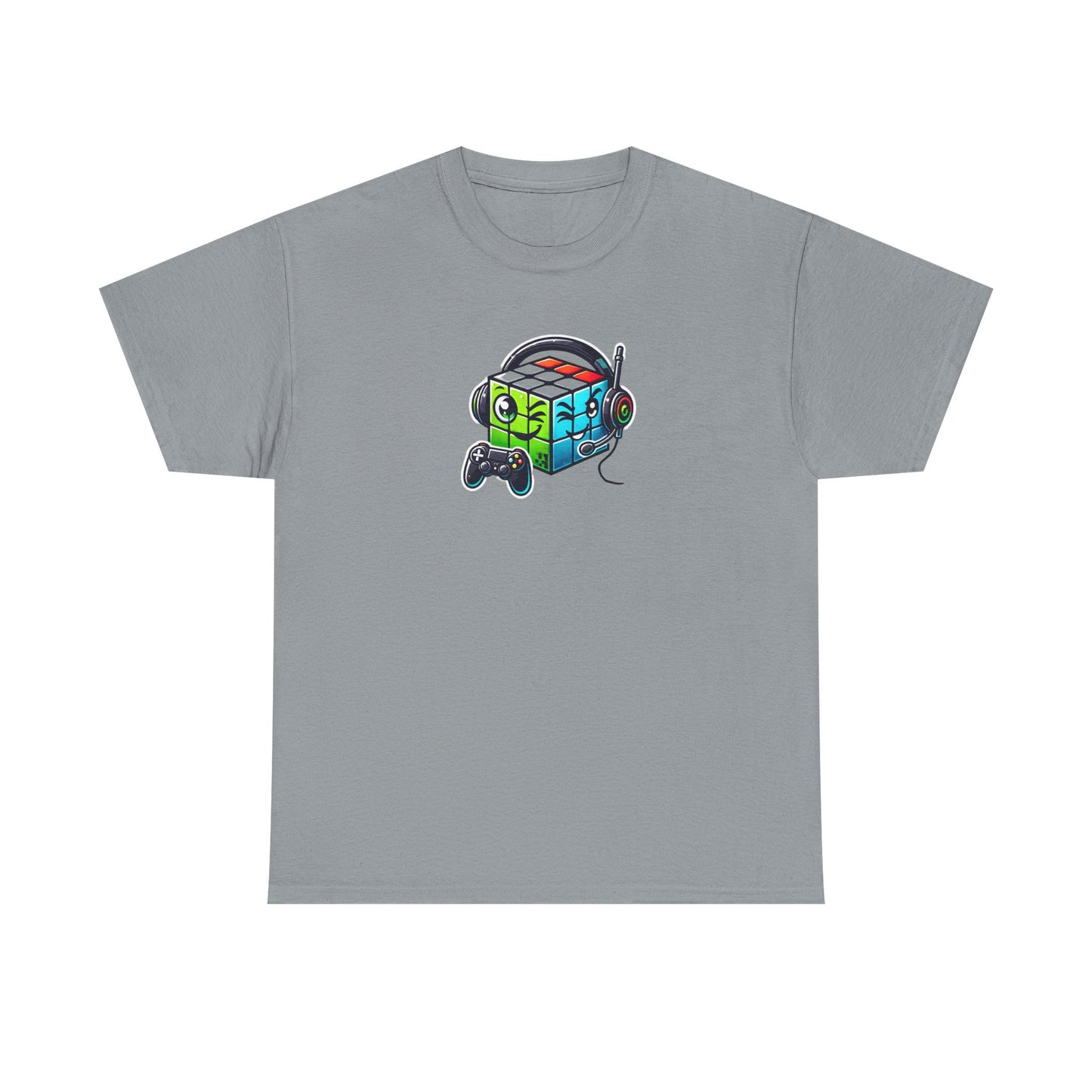 Gaming Vibes Heavy Cotton Tee - Perfect for Gamers & Tech Lovers