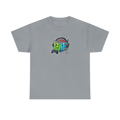 Gaming Vibes Heavy Cotton Tee - Perfect for Gamers & Tech Lovers