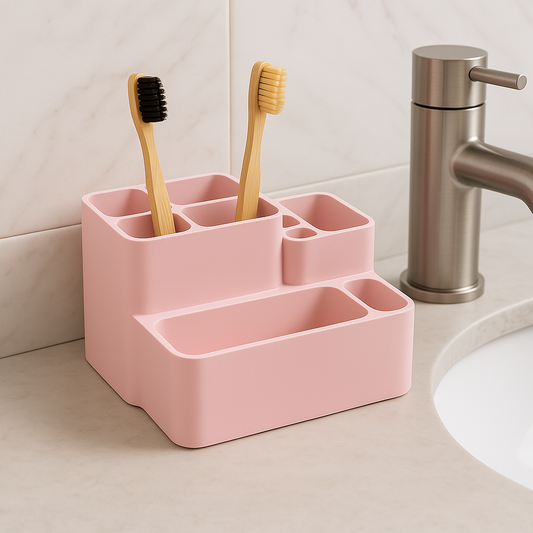 Minimalist 3D Printed Bathroom Organizer