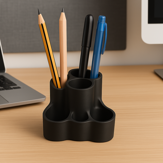 Flow Curve 3D Printed Desk Organizer
