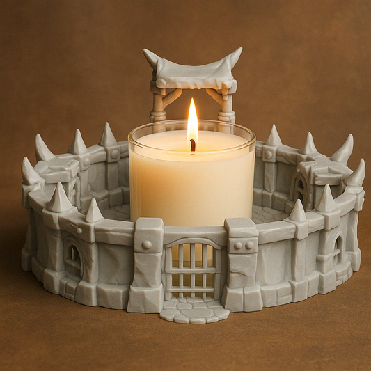 Battle Arena Candle Holder – 3D Printed Fantasy Fortress
