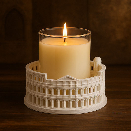 Colosseum Candle Holder – 3D Printed Roman Architecture