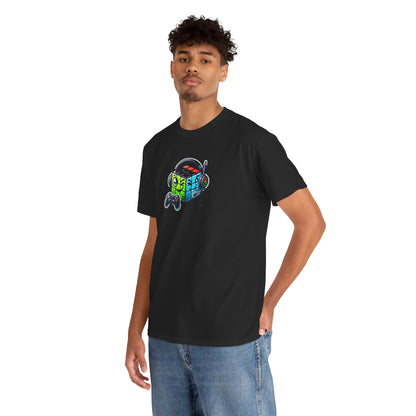 Gaming Vibes Heavy Cotton Tee - Perfect for Gamers & Tech Lovers