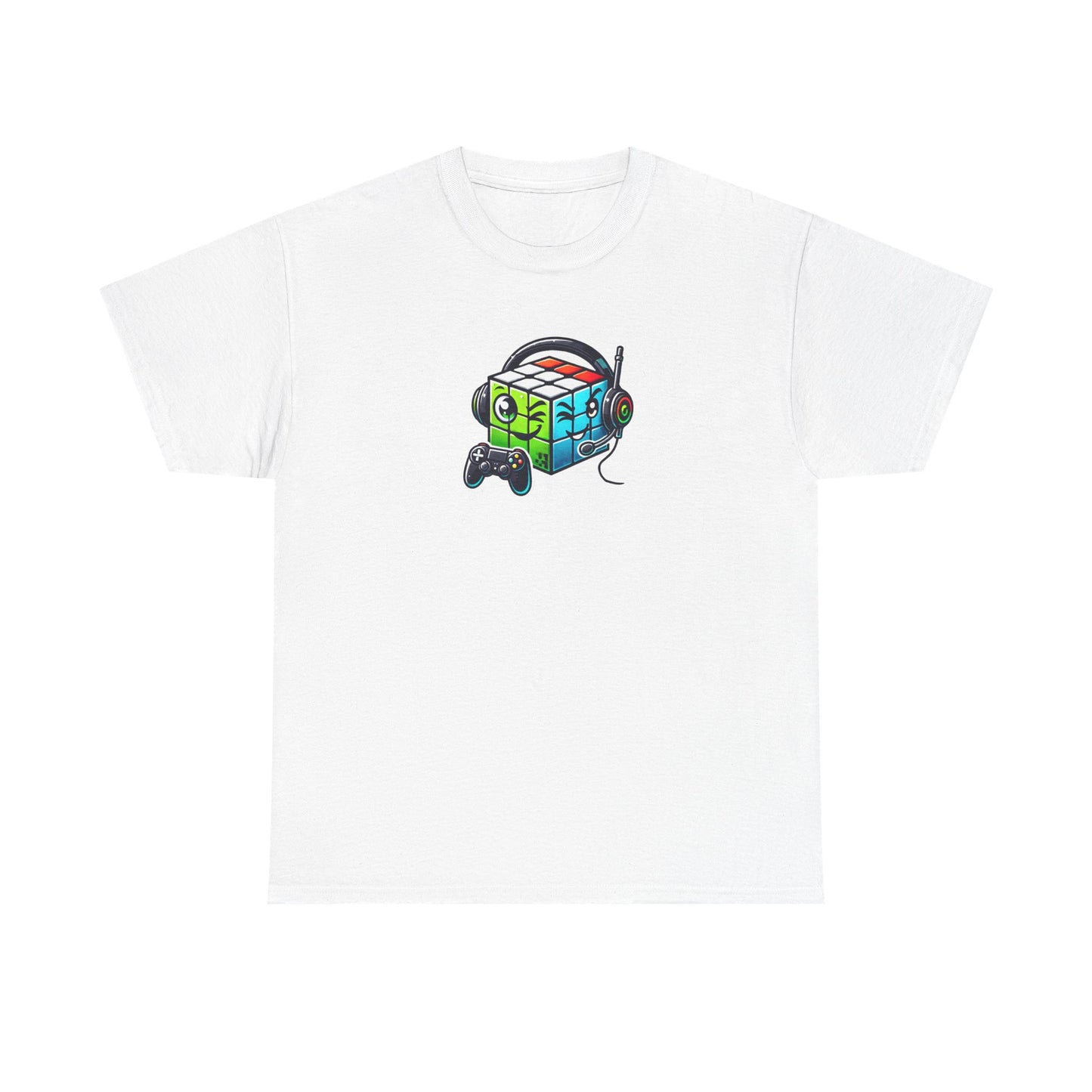 Gaming Vibes Heavy Cotton Tee - Perfect for Gamers & Tech Lovers