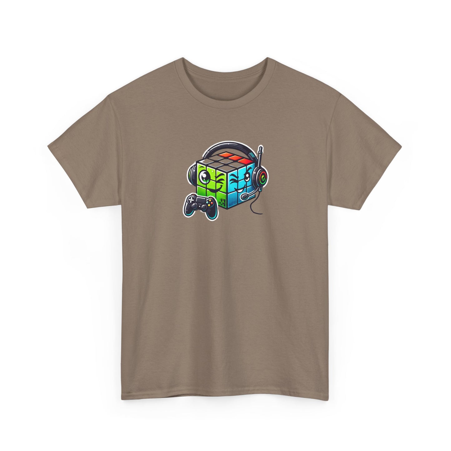 Gaming Vibes Heavy Cotton Tee - Perfect for Gamers & Tech Lovers