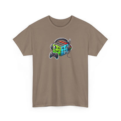 Gaming Vibes Heavy Cotton Tee - Perfect for Gamers & Tech Lovers