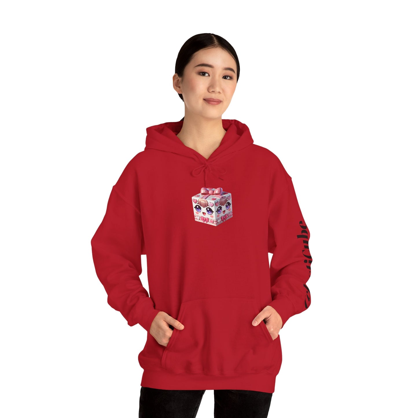 Festive Gift Box Hoodie for Unisex | Cozy Heavy Blend Sweatshirt