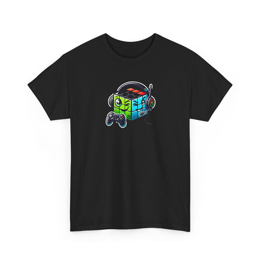 Gaming Vibes Heavy Cotton Tee - Perfect for Gamers & Tech Lovers