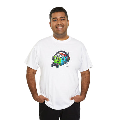 Gaming Vibes Heavy Cotton Tee - Perfect for Gamers & Tech Lovers