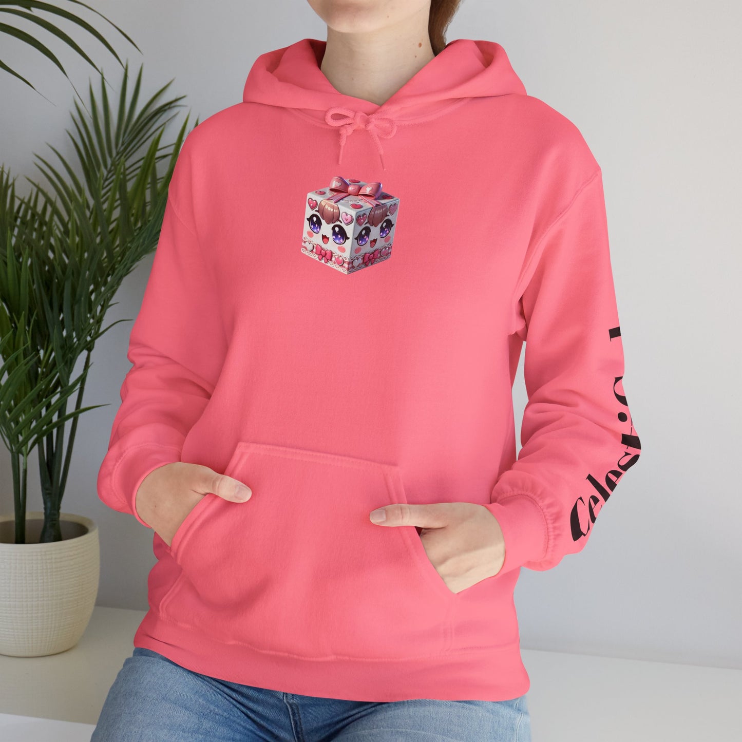 Festive Gift Box Hoodie for Unisex | Cozy Heavy Blend Sweatshirt