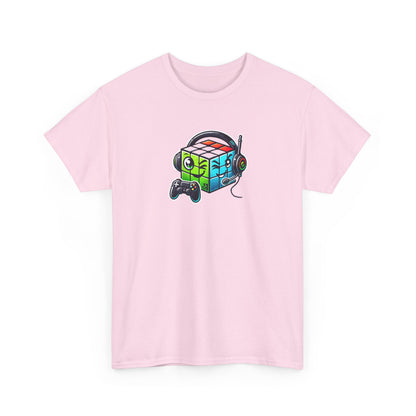 Gaming Vibes Heavy Cotton Tee - Perfect for Gamers & Tech Lovers