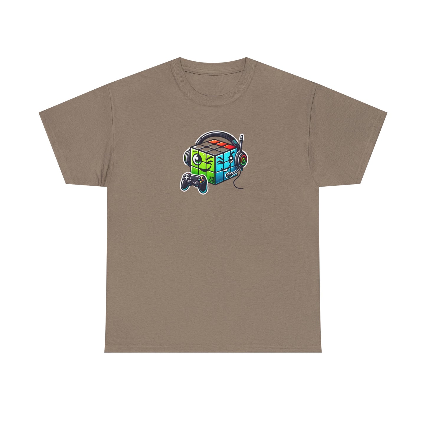 Gaming Vibes Heavy Cotton Tee - Perfect for Gamers & Tech Lovers