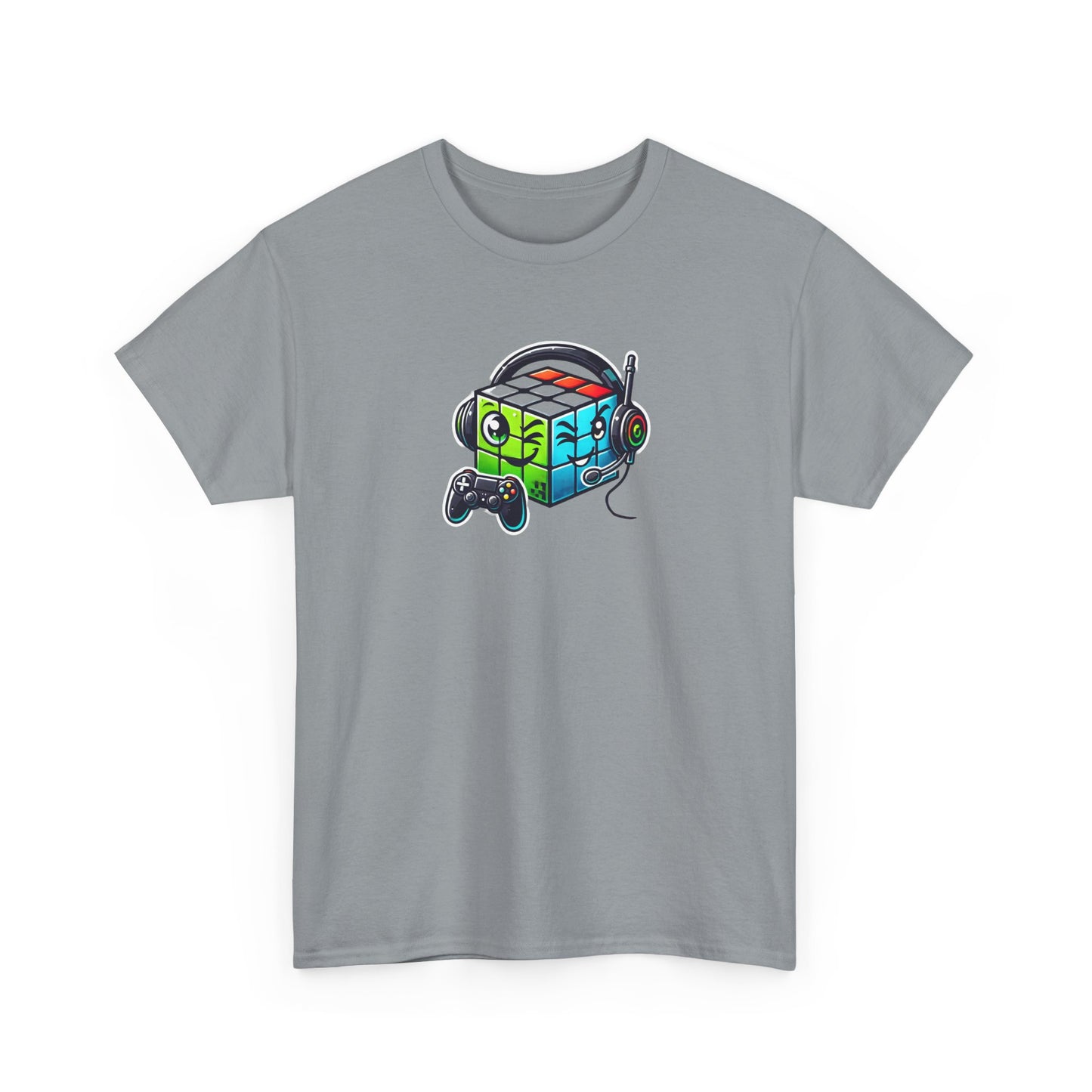 Gaming Vibes Heavy Cotton Tee - Perfect for Gamers & Tech Lovers