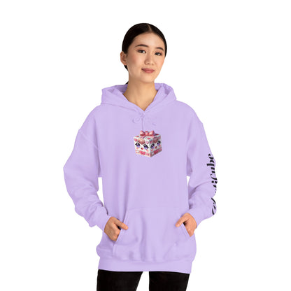 Festive Gift Box Hoodie for Unisex | Cozy Heavy Blend Sweatshirt