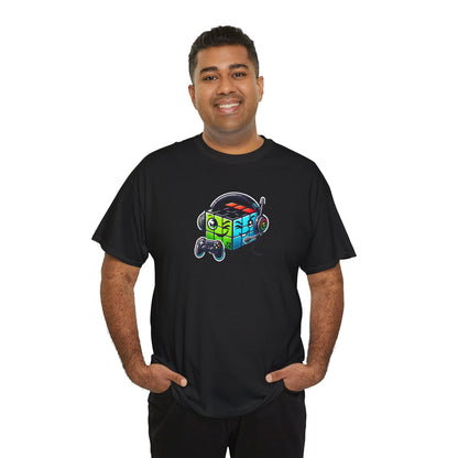 Gaming Vibes Heavy Cotton Tee - Perfect for Gamers & Tech Lovers