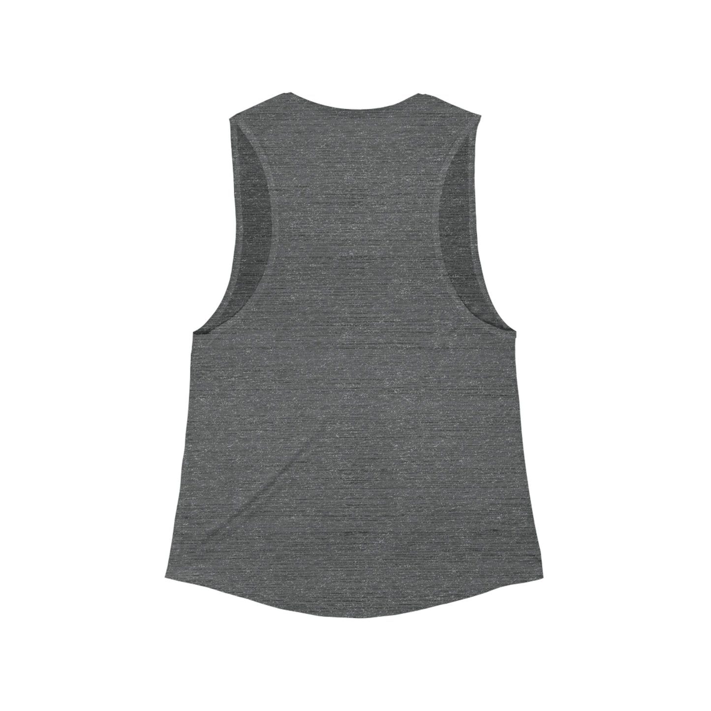 Women's Flowy Scoop Muscle Tank - Infinite Love Cube