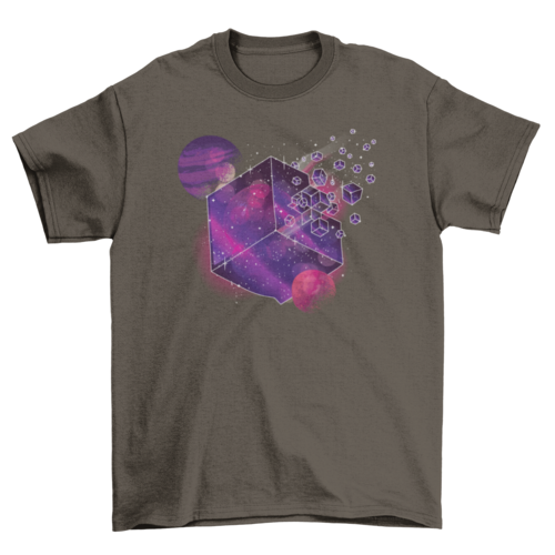 Camiseta Galaxy Cube