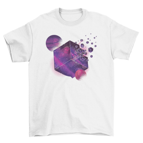 Camiseta Galaxy Cube